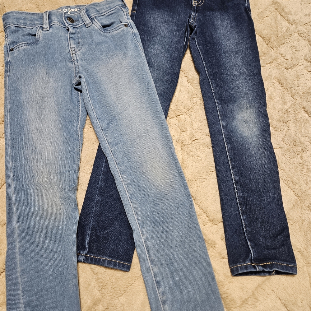 Cat & Jack Kids' Light and Dark Blue Jeans